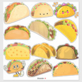 Taco Collage Sticker (Vel)