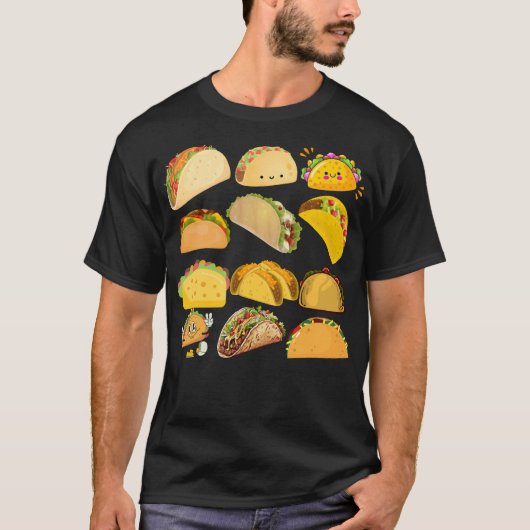 Taco Collage  T-shirt (Voorkant)
