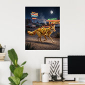 Taco Coyote Drive-In Poster (Thuiskantoor)