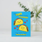 Taco Cute Kinder Classroom Valentijn Friendship Ca Briefkaart (Staand voorkant)