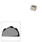 Taco Cute Kinder Rubberstempel (Gestempeld)