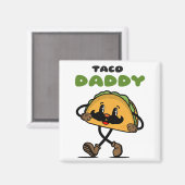 Taco Daddy Vaderdag Magneet (Voorkant / Achterkant)