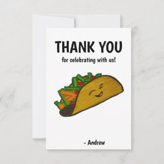 Taco Dank Je Bedankkaart