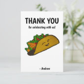 Taco Dank Je Bedankkaart (Staand voorkant)