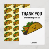 Taco Dank Je Bedankkaart (Voorkant / Achterkant)
