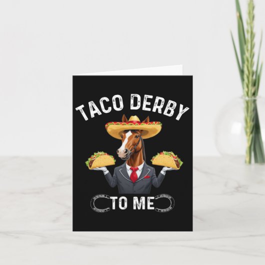 Taco Derby voor mij Cinco de Mayo Kaart (Voorkant)