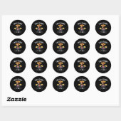 Taco Derby voor mij Cinco de Mayo Ronde Sticker (Vel)