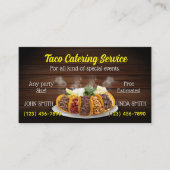 Taco Dervice Visitekaartjes (Voorkant)