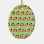 Taco die shell van Kerstmis van het Pet van de Keramisch Ornament (Rechts)