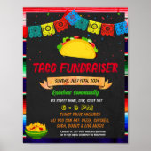 Taco Dinner fondsenwerving event sjabloon Poster (Voorkant)