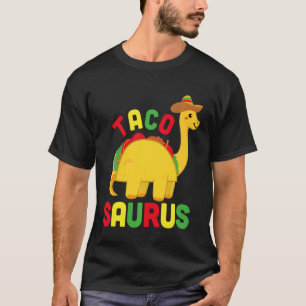 Taco Dinosaur Kinder Grappige Tacosaurus Mexicaans T-shirt