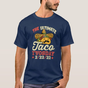 Taco Dinsdag 22 februari Mexicaans voedsel T-shirt