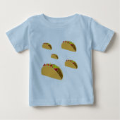Taco Dinsdag Design - Baby Fine Jersey T-Shirt (Voorkant)