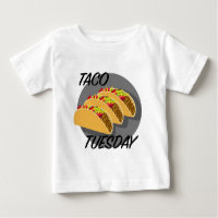 Taco Dinsdag Design - Baby Fine Jersey T-Shirt