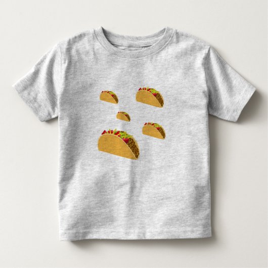 Taco Dinsdag Design - Toddler Fine Jersey T-Shirt (Voorkant)