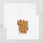 Taco dinsdag feestdagenkaart (Voorkant / Achterkant)