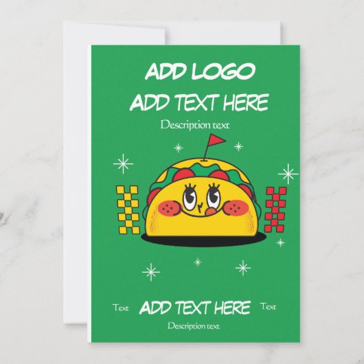 Taco Dinsdag Flyer Kaart (Achterkant)