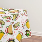 Taco Dinsdag Harde en Zachte Tacos en Hete Saus Tafelkleed (Voorbeeld)