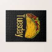 Taco Dinsdag Mexicaanse Food Tacos Foodie Mexico Legpuzzel (Horizontaal)