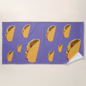 Taco Dinsdag Ontwerp - Beach Towel Strandlaken (Voorkant)