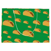 Taco Dinsdag Ontwerp - Gift Bag - Groot Groot Cadeauzakje (Achterkant)