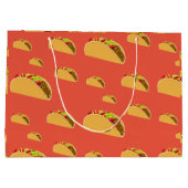 Taco Dinsdag Ontwerp - Gift Bag - Groot Groot Cadeauzakje (Achterkant)