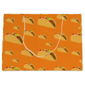 Taco Dinsdag Ontwerp - Gift Bag - Groot Groot Cadeauzakje (Voorkant)