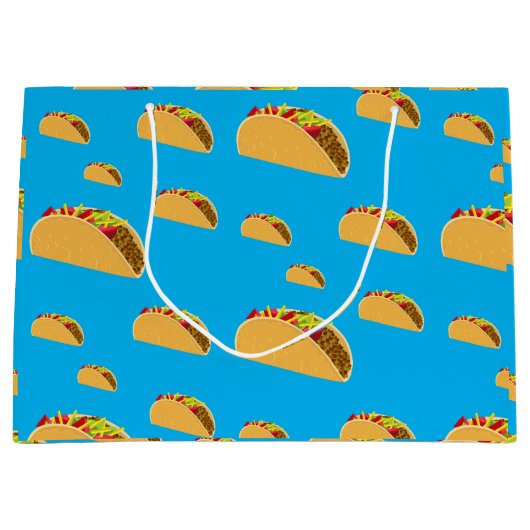 Taco Dinsdag Ontwerp - Gift Bag - Groot Groot Cadeauzakje (Voorkant)