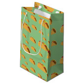 Taco Dinsdag Ontwerp - Gift Bag - Klein Cadeauzakje (Achterkant Gekanteld)
