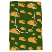 Taco Dinsdag Ontwerp - Gift Bag - Middelgroot Medium Cadeauzakje (Voorkant)