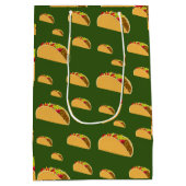 Taco Dinsdag Ontwerp - Gift Bag - Middelgroot Medium Cadeauzakje (Achterkant)