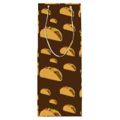 Taco Dinsdag Ontwerp - Gift Bag - Wijn Cadeautas (Achterkant)