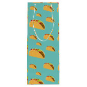 Taco Dinsdag Ontwerp - Gift Bag - Wijn Wijn Cadeautas (Achterkant)