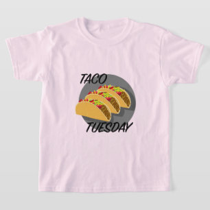 Taco Dinsdag Ontwerp - Kinderen Basic T-Shirt