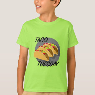 Taco Dinsdag Ontwerp - Kinderen Basic T-Shirt