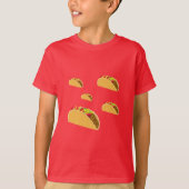 Taco Dinsdag Ontwerp - Kinderen Basic T-Shirt (Voorkant)