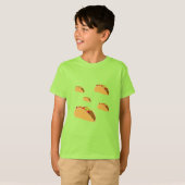 Taco Dinsdag Ontwerp - Kinderen Basic T-Shirt (Voorkant volledig)