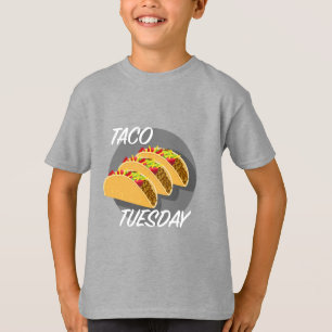 Taco Dinsdag Ontwerp - Kinderen Basic T-Shirt