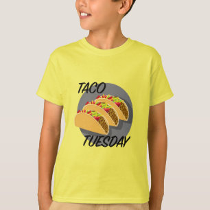 Taco Dinsdag Ontwerp - Kinderen Basic T-Shirt