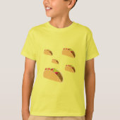 Taco Dinsdag Ontwerp - Kinderen Basic T-Shirt (Voorkant)