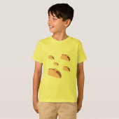 Taco Dinsdag Ontwerp - Kinderen Basic T-Shirt (Voorkant volledig)