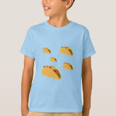 Taco Dinsdag Ontwerp - Kinderen Basic T-Shirt (Voorkant)