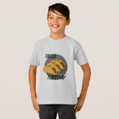 Taco Dinsdag Ontwerp - Kinderen Basic T-Shirt (Voorkant volledig)