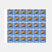 Taco Dinsdag Ontwerp - Klein vierkant waslabel Labels (Vel)