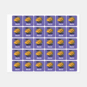 Taco Dinsdag Ontwerp - Klein vierkant waslabel Labels (Vel)