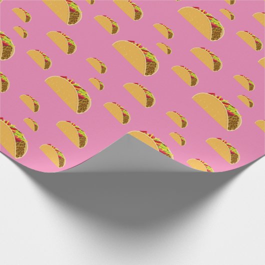 Taco Dinsdag Ontwerp - Matte Wrapping Paper Cadeaupapier (Hoek)