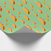 Taco Dinsdag Ontwerp - Matte Wrapping Paper Cadeaupapier (Hoek)