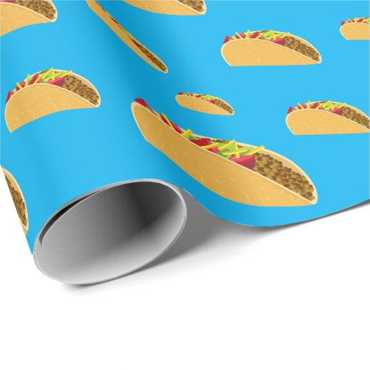 Taco Dinsdag Ontwerp - Matte Wrapping Paper Cadeaupapier (Rol Hoek)