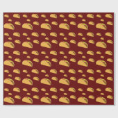 Taco Dinsdag Ontwerp - Matte Wrapping Paper Cadeaupapier (Vlak)