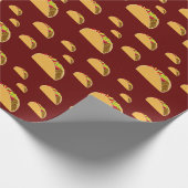 Taco Dinsdag Ontwerp - Matte Wrapping Paper Cadeaupapier (Hoek)